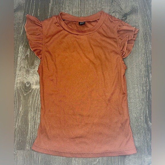 SHEIN Tops - Burnt Orange Shirt Size Small